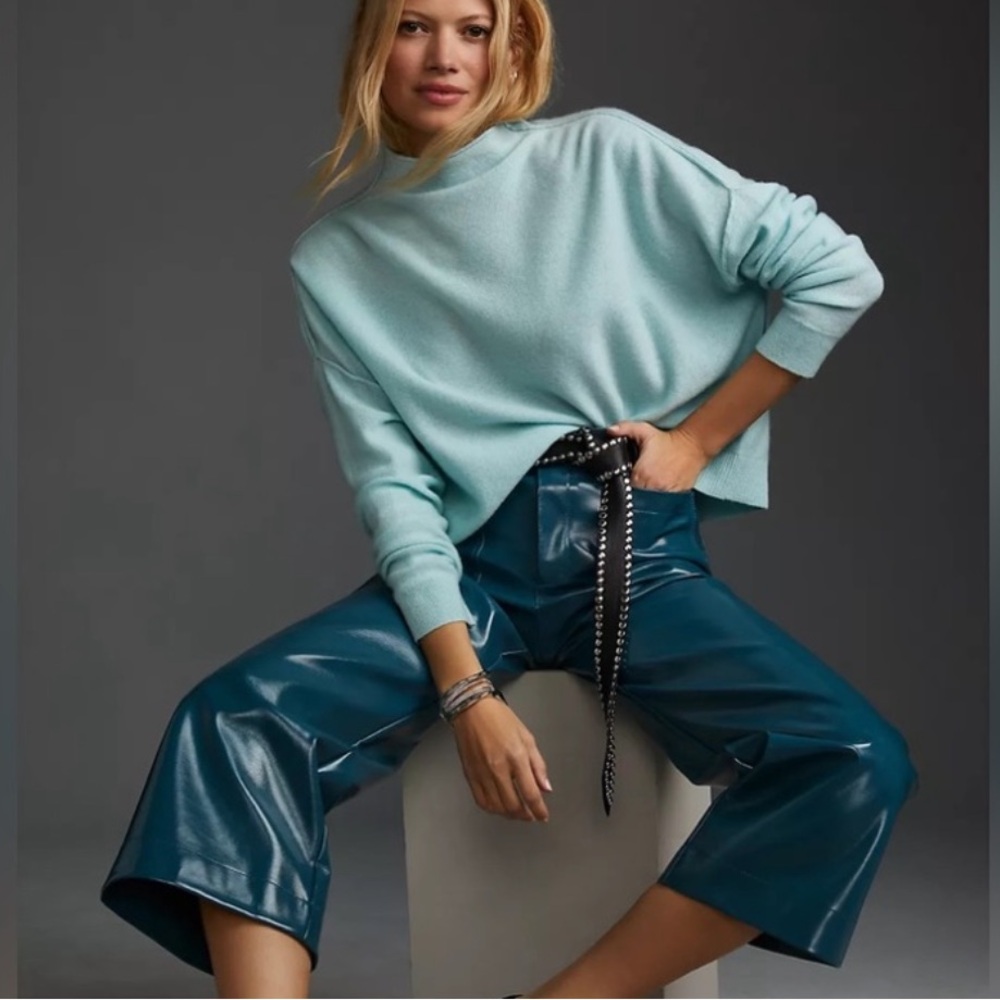 Anthropologie (pilcro) Alani mock neck cashmere